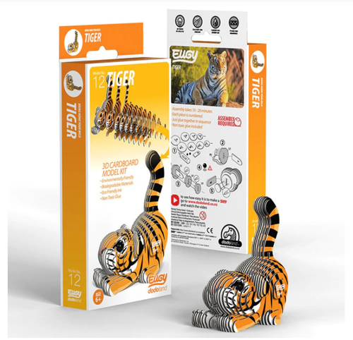 3D Cardboard Kit Set - Tiger