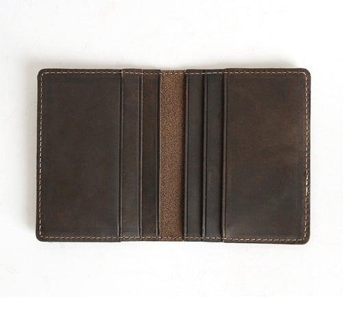 Leather Bi-fold Card Holder