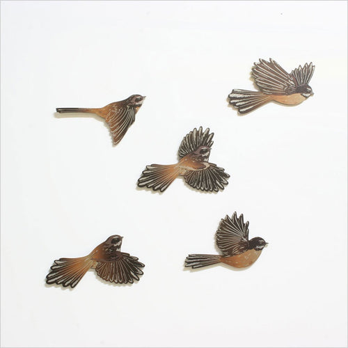 Printed ACM Birds Set - Fantails