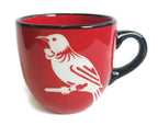 Red Tui Mug Painted Pacific pottery