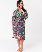 Cotton Kimono Paradise Bluestone