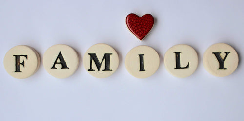 Ceramic Family Pebbles