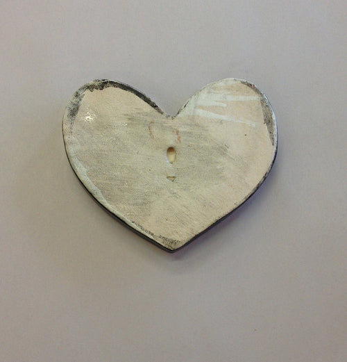 Ceramic Floating Heart Tile - Love