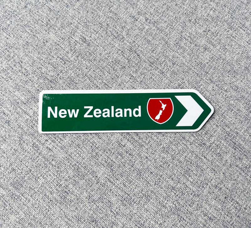 NZ Green Road Sign Magnet - New Zealand