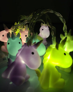 Baby Pastel Unicorns Fairy Lights String