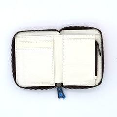 Leather Small Wallet - Fantail Rangitoto