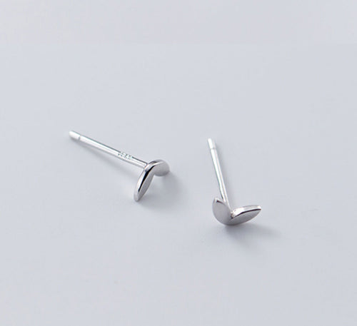 Sterling Silver Sprout Studs