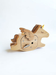 Wooden Music Box - Unicorn