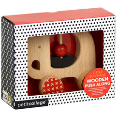 Wooden Push Along Elephant Toy