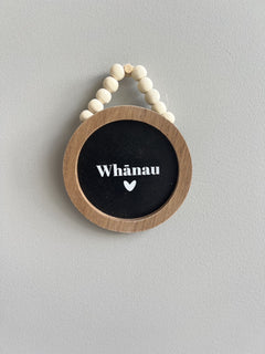 Home Decor - Wooden Disc Whanau