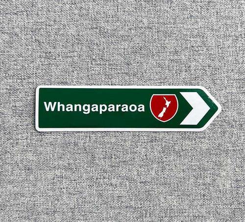 NZ Green Road Sign Magnet - Whangaparaoa